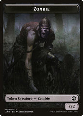 Rat // Zombie Double-Sided Token [Dungeons & Dragons: Adventures in the Forgotten Realms Commander Tokens] | Silver Goblin