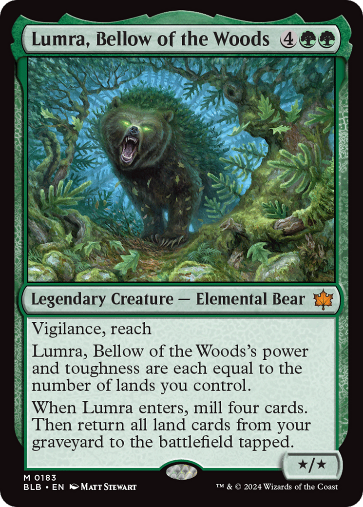Lumra, Bellow of the Woods [Bloomburrow] | Silver Goblin