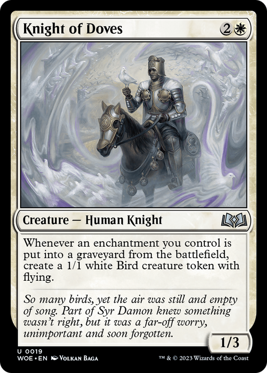 Knight of Doves [Wilds of Eldraine] Foil