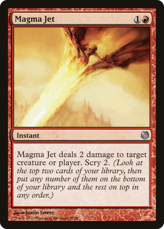 Magma Jet [Duel Decks: Heroes vs. Monsters]