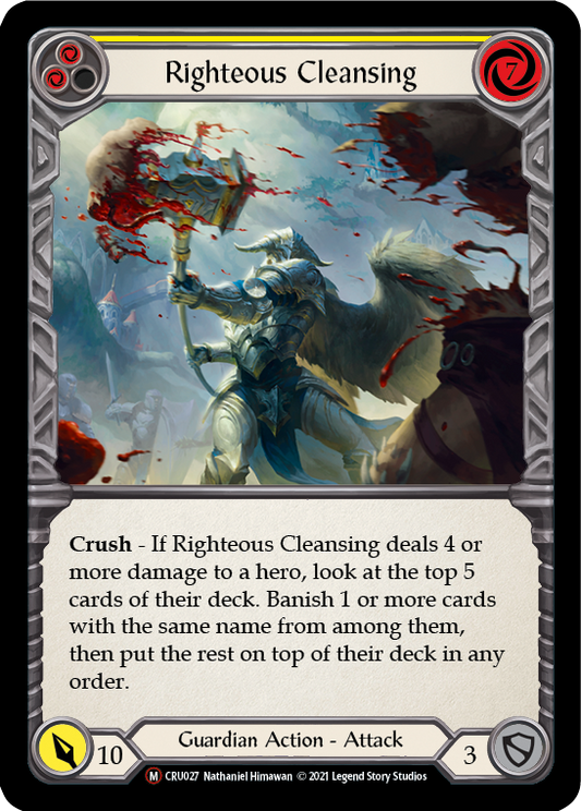 Righteous Cleansing Unlimited Edition  (CRU027) - Crucible of War