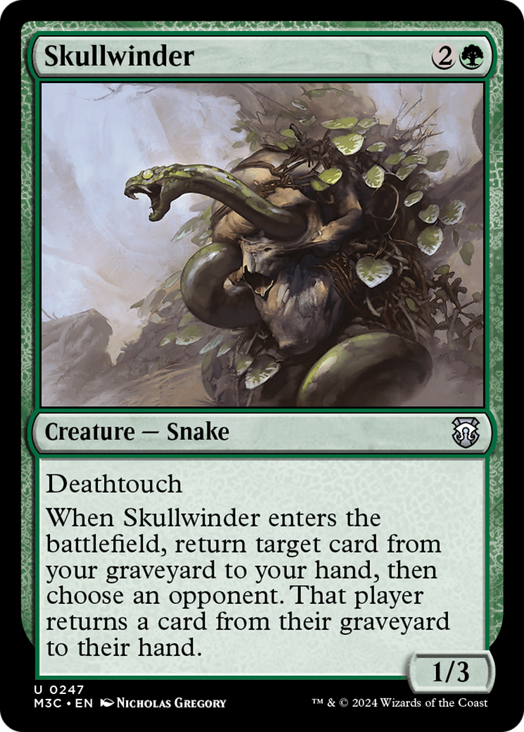 Skullwinder (Ripple Foil) [Modern Horizons 3 Commander] | Silver Goblin