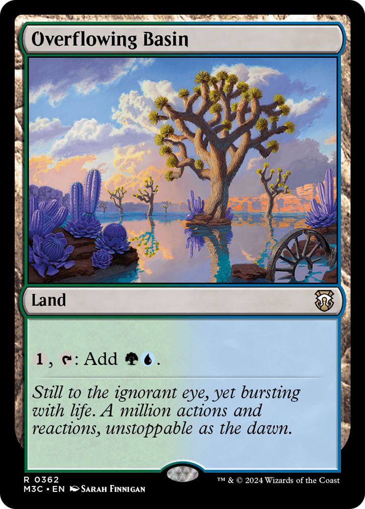 Overflowing Basin (Ripple Foil) [Modern Horizons 3 Commander] | Silver Goblin