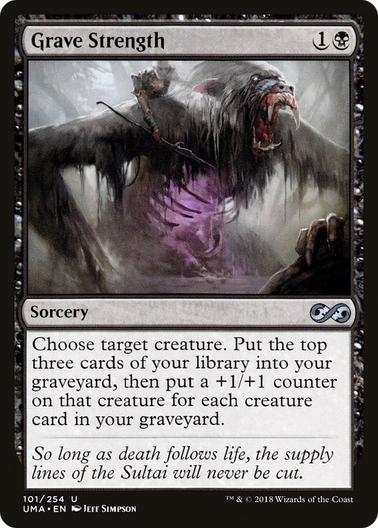 Grave Strength (101) - Ultimate Masters Foil