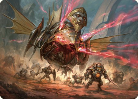 Liberator, Urza's Battlethopter Art Card [The Brothers' War Art Series] | Silver Goblin