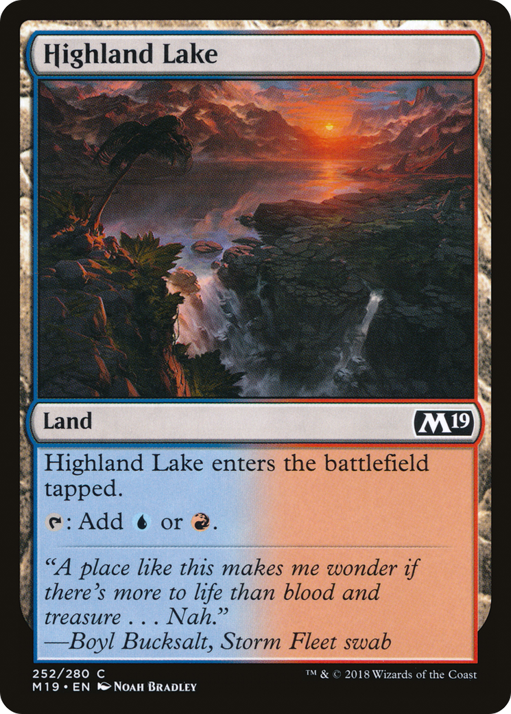 Highland Lake [Core Set 2019] Foil