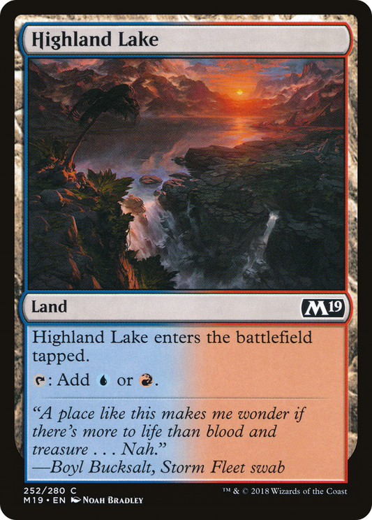 Highland Lake [Core Set 2019] Foil