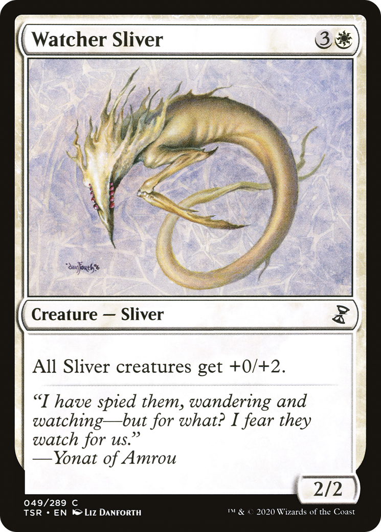 Watcher Sliver [Time Spiral Remastered] Foil