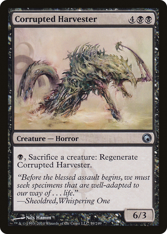 Corrupted Harvester [Scars of Mirrodin] Foil
