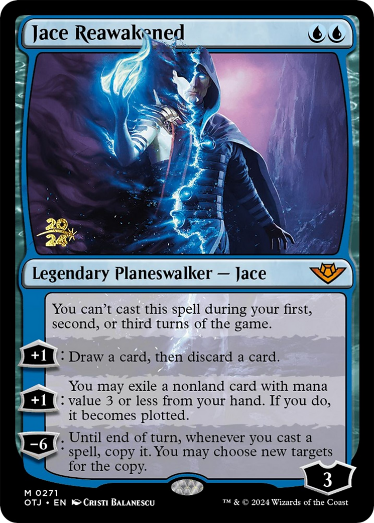 Jace Reawakened [Outlaws of Thunder Junction Prerelease Promos] | Silver Goblin