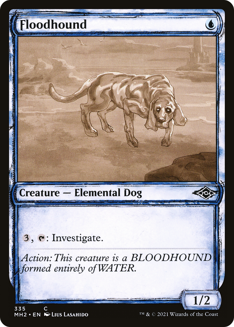 Floodhound (Sketch) [Modern Horizons 2] | Silver Goblin