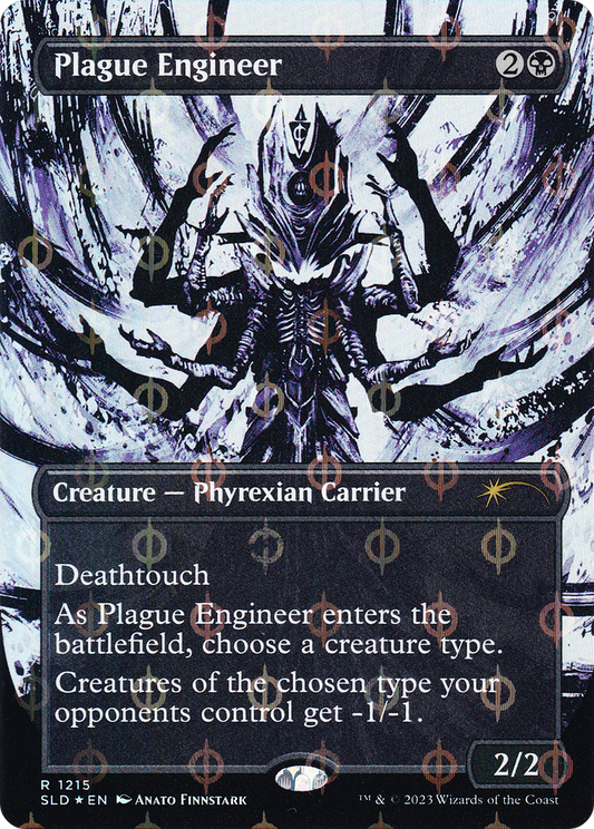Plague Engineer (Borderless Ichor Step-and-Compleat Foil) [Secret Lair Drop Series]