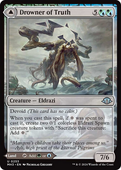 Drowner of Truth // Drowned Jungle [Modern Horizons 3] Foil