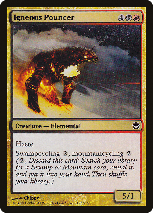 Igneous Pouncer [Duel Decks: Ajani vs. Nicol Bolas]