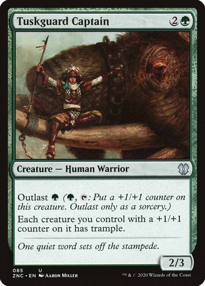 Tuskguard Captain [Zendikar Rising Commander] | Silver Goblin