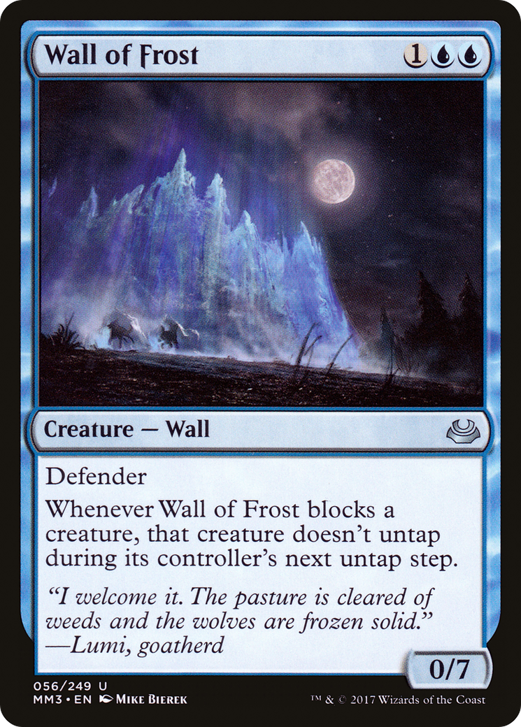 Wall of Frost [Modern Masters 2017] Foil