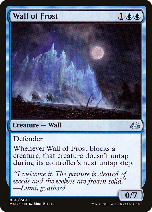 Wall of Frost [Modern Masters 2017] Foil