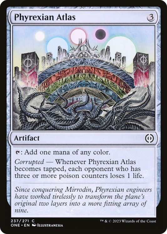 Phyrexian Atlas [Phyrexia: All Will Be One] Foil