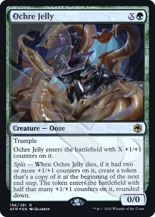 Ochre Jelly (Ampersand Promo) [Dungeons & Dragons: Adventures in the Forgotten Realms Promos]