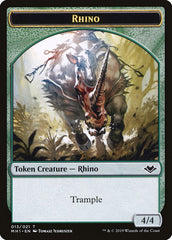 Shapeshifter (001) // Rhino (013) Double-Sided Token [Modern Horizons Tokens] | Silver Goblin