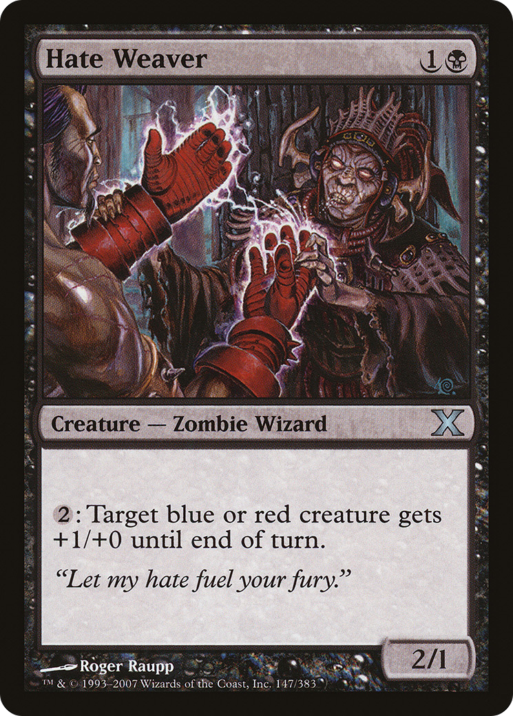 Hate Weaver (147) Foil - Tenth Edition