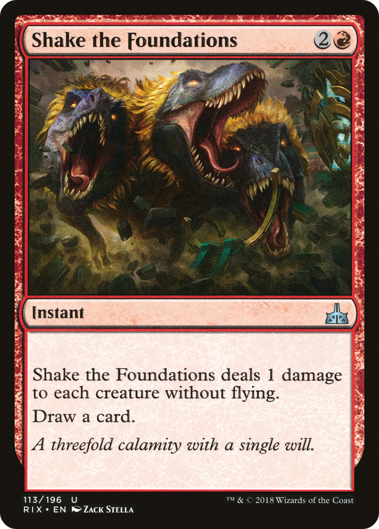 Shake the Foundations (113) Foil - Rivals of Ixalan
