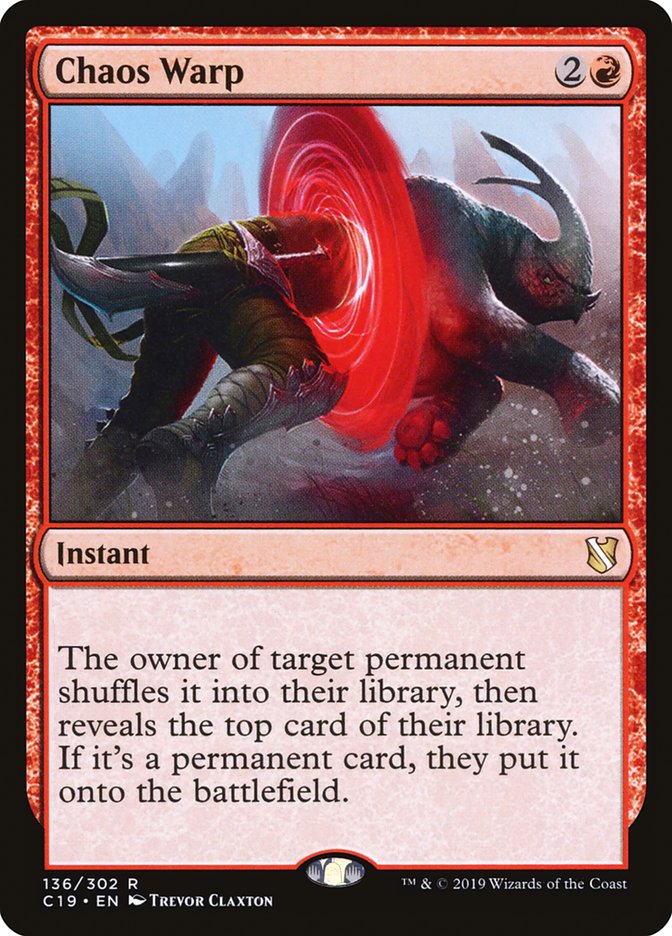 Chaos Warp [Commander 2019] | Silver Goblin