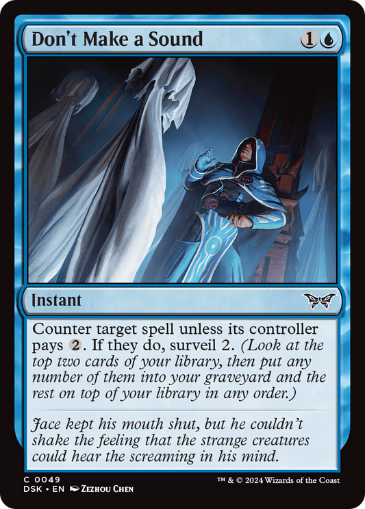 Don't Make a Sound [Duskmourn: House of Horror] Foil