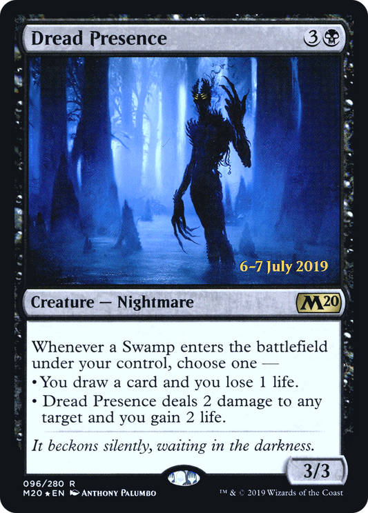 Dread Presence [Core Set 2020 Prerelease Promos]