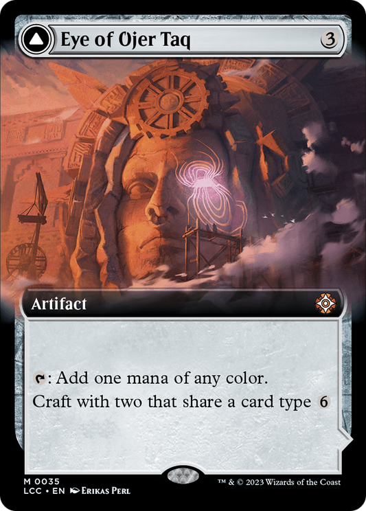 Eye of Ojer Taq // Apex Observatory (Extended Art) [The Lost Caverns of Ixalan Commander] Foil