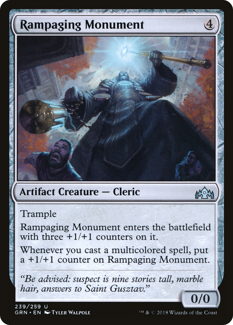 Rampaging Monument (239) Foil - Guilds of Ravnica
