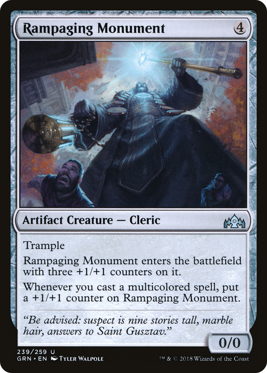 Rampaging Monument [Guilds of Ravnica] Foil