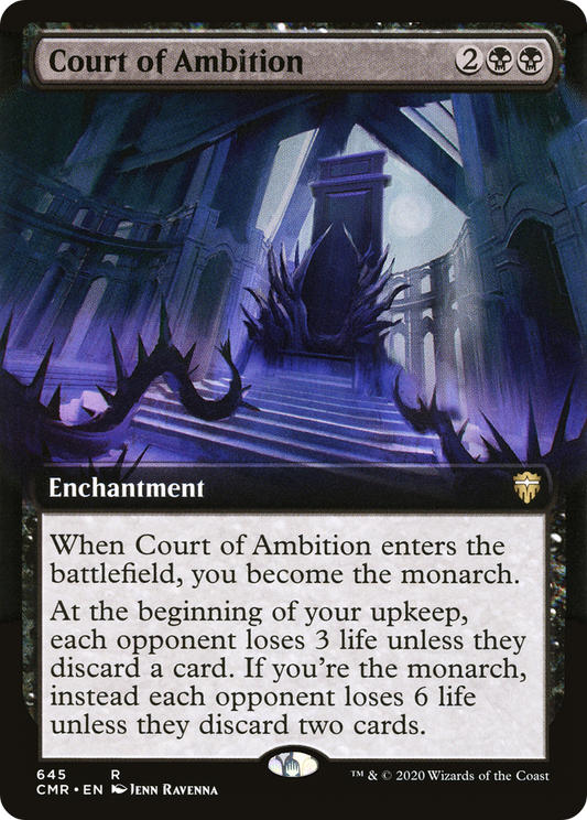 Court of Ambition (Extended Art) [Commander Legends] Foil