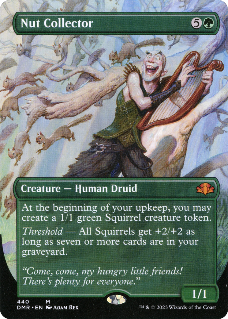 Nut Collector (Borderless Alternate Art) [Dominaria Remastered] Foil