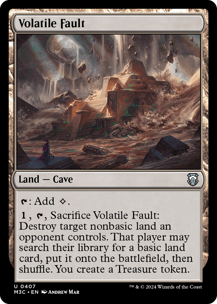 Volatile Fault (Ripple Foil) [Modern Horizons 3 Commander] | Silver Goblin