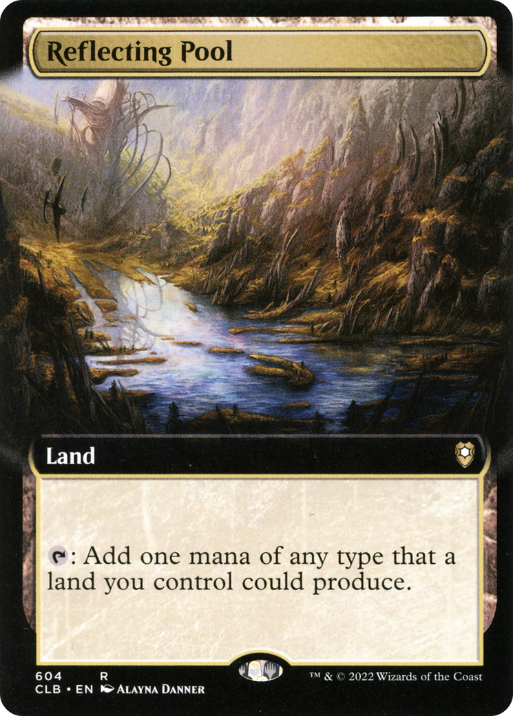 Reflecting Pool (Extended Art) [Commander Legends: Battle for Baldur's Gate] Foil