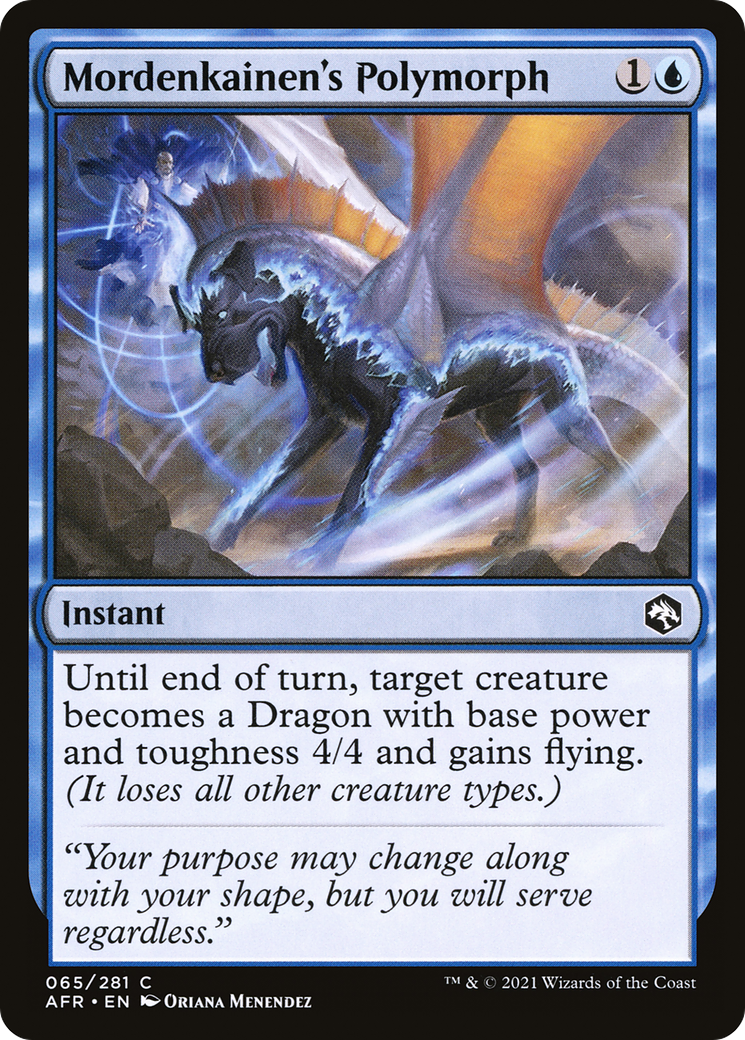 Mordenkainen's Polymorph [Dungeons & Dragons: Adventures in the Forgotten Realms] Foil