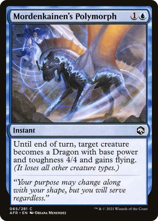 Mordenkainen's Polymorph [Dungeons & Dragons: Adventures in the Forgotten Realms] Foil