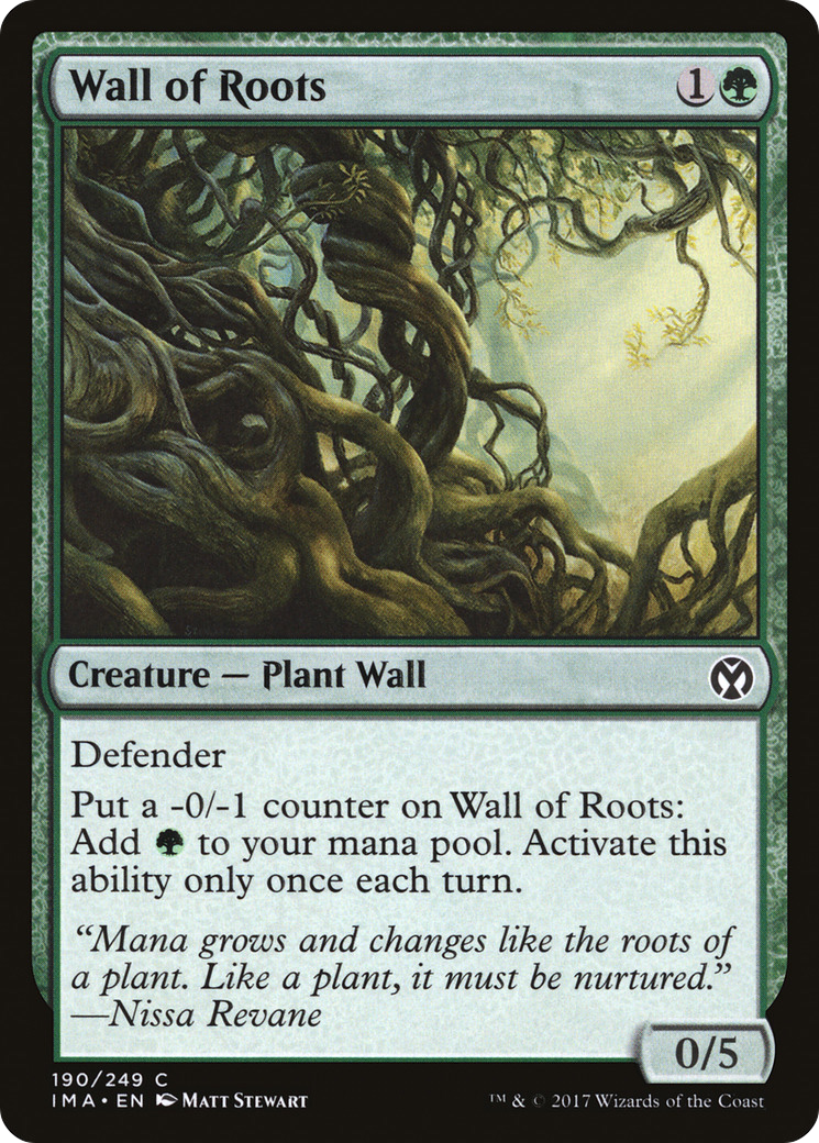Wall of Roots [Iconic Masters] Foil