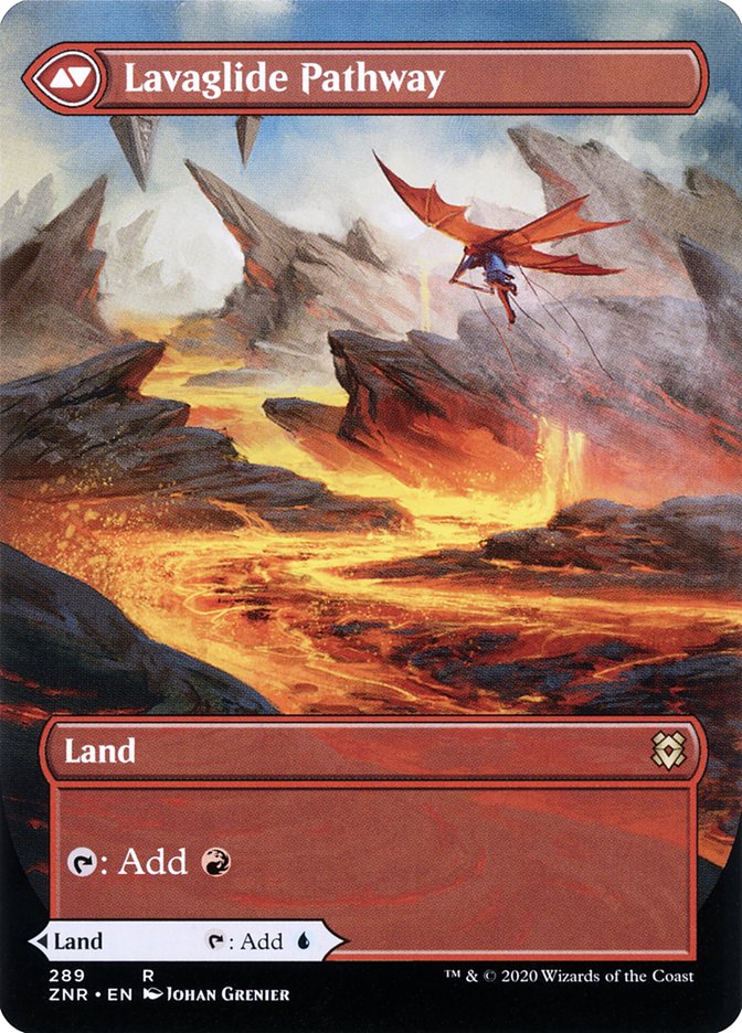 Riverglide Pathway (Borderless) (Showcase) (289) Foil - Zendikar Rising