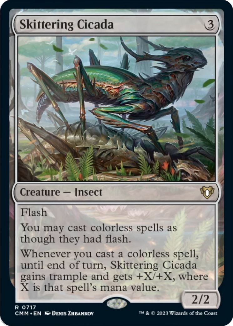 Skittering Cicada [Commander Masters] | Silver Goblin