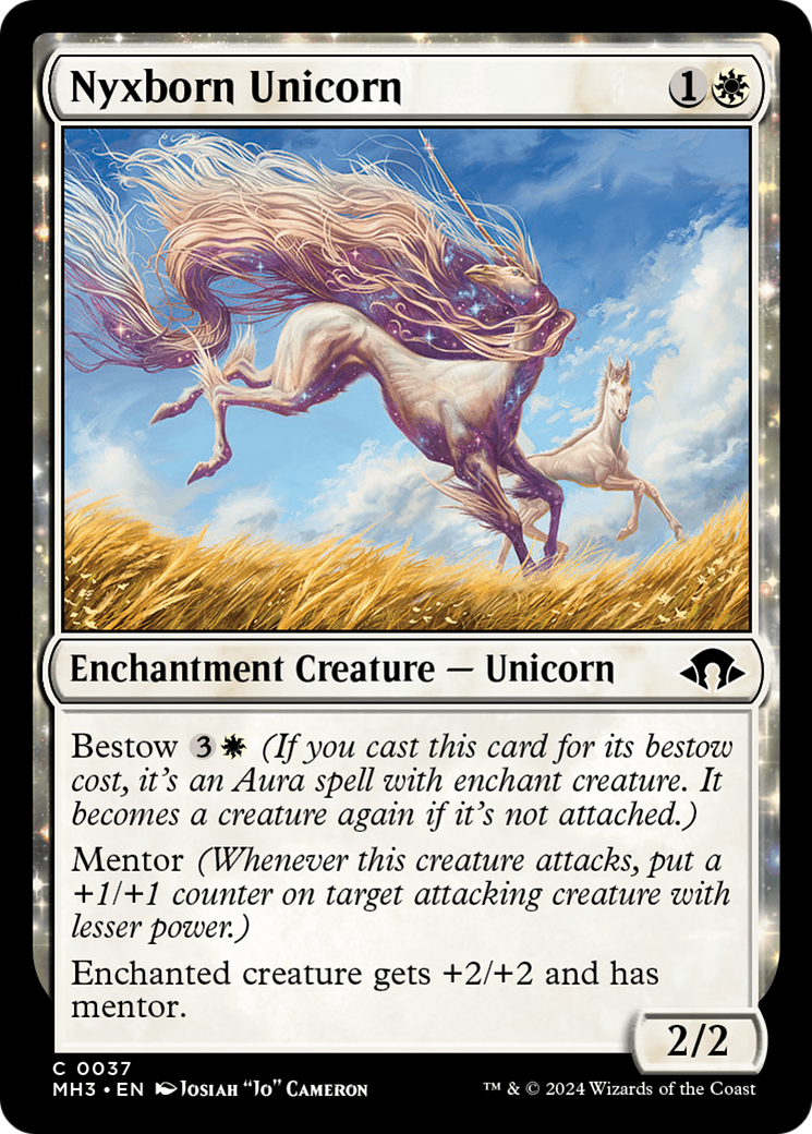 Nyxborn Unicorn [Modern Horizons 3] | Silver Goblin