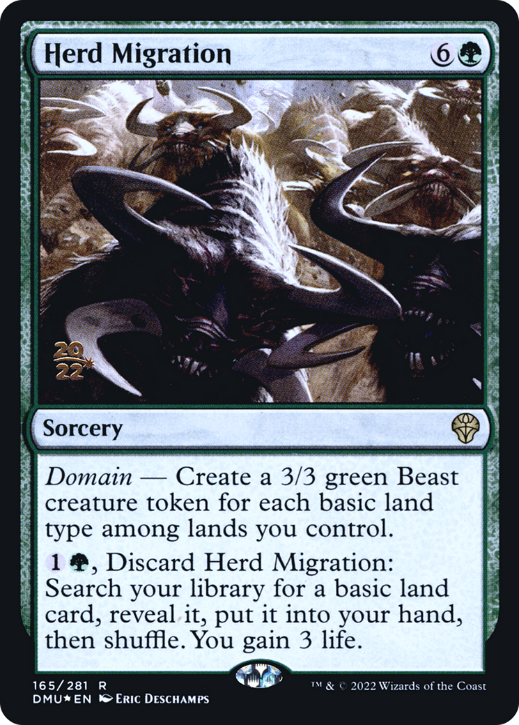 Herd Migration [Dominaria United Prerelease Promos] | Silver Goblin