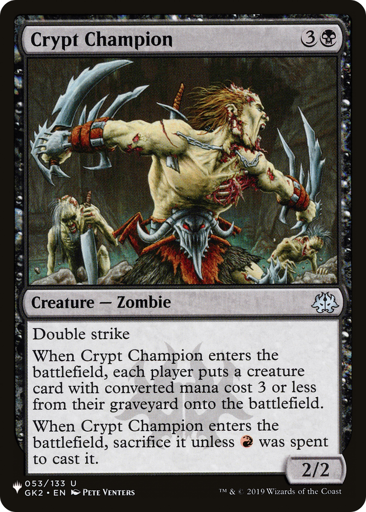 Crypt Champion [The List Reprints] | Silver Goblin