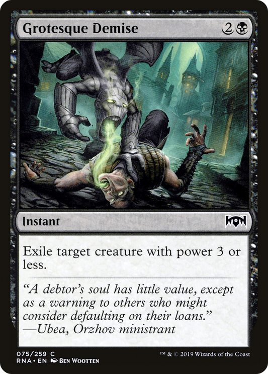 Grotesque Demise [Ravnica Allegiance] Foil