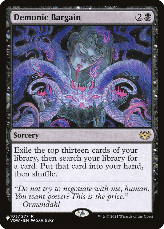 Demonic Bargain [The List] Foil