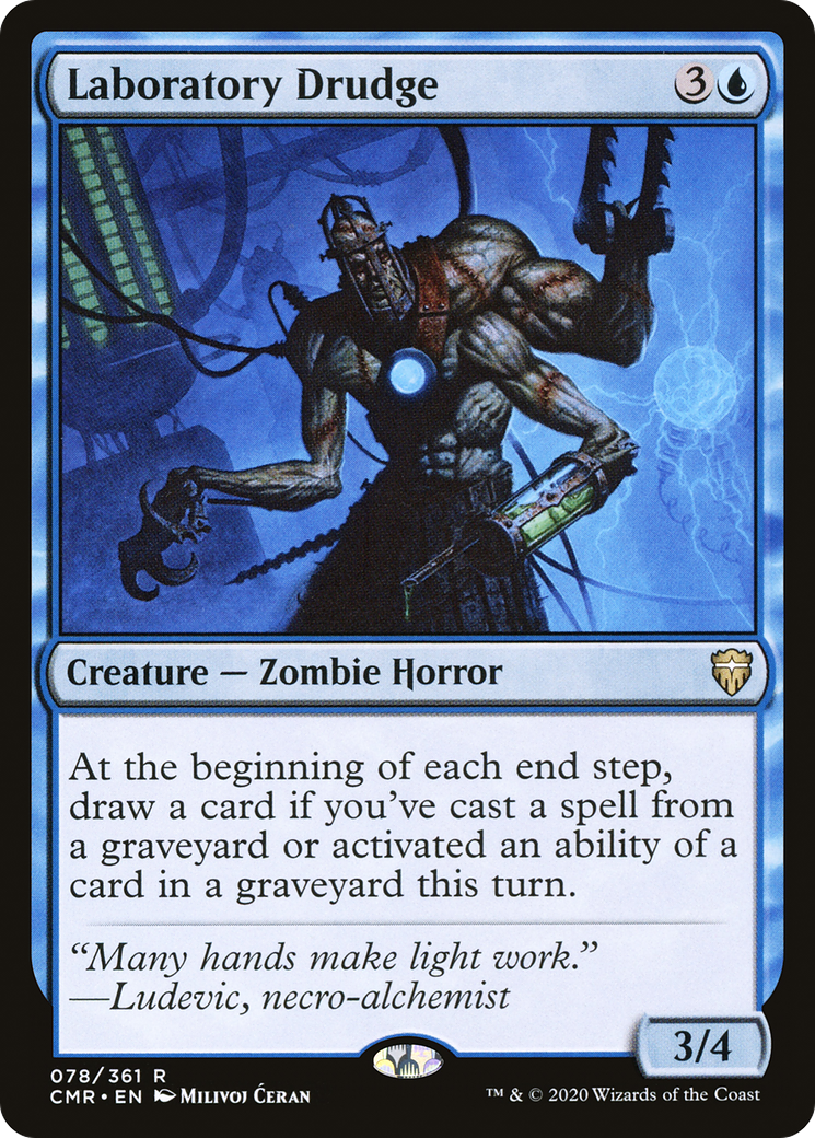 Laboratory Drudge (078) Foil - Commander Legends