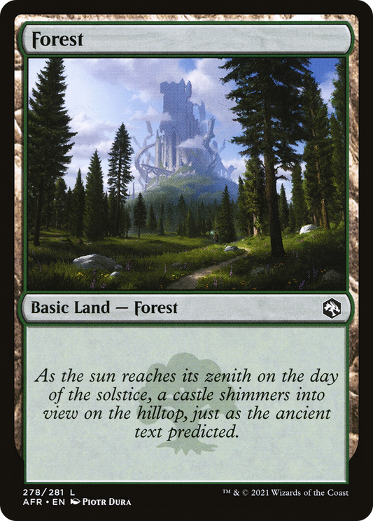 Forest (278) [Dungeons & Dragons: Adventures in the Forgotten Realms] Foil
