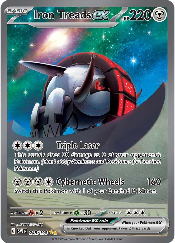 Iron Treads ex (248/198) [Scarlet & Violet: Base Set] | Silver Goblin