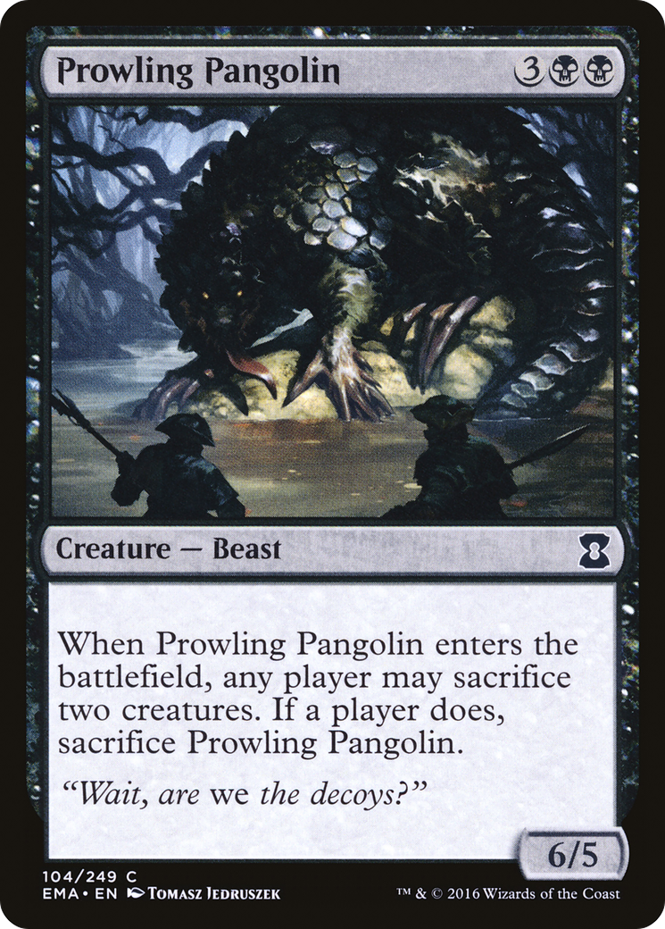 Prowling Pangolin (104) Foil - Eternal Masters